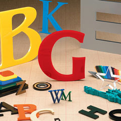 3-D Lettering