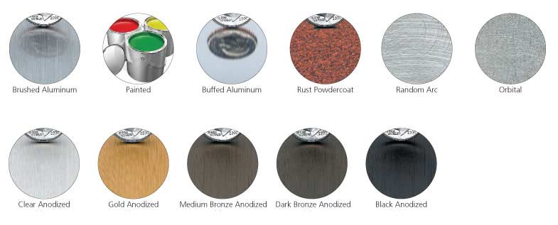 cast-metal aluminum-finishes