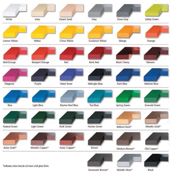 flat-cut-colors aluminum