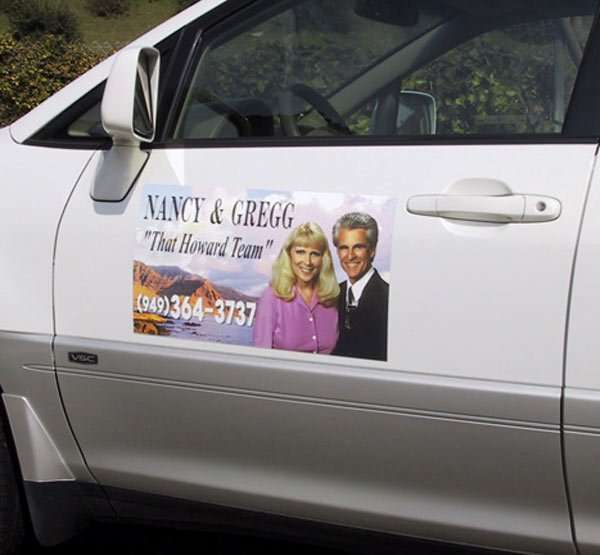 advertise with car magnetic signs