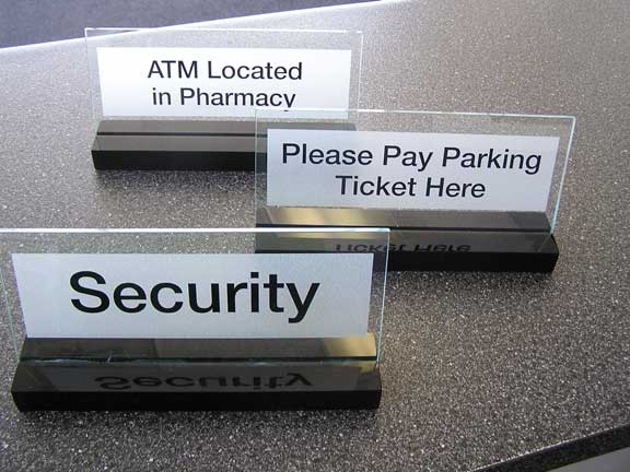 Desk signs