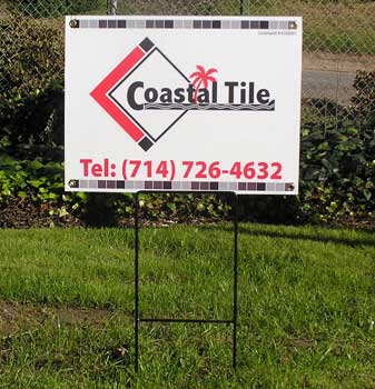 coroplast yard sign