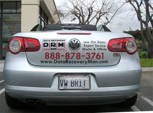 car trunk lettering