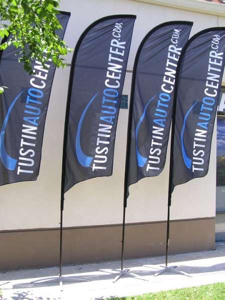 outdoor wind banners