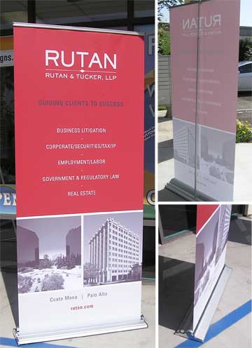 retractable banner 360