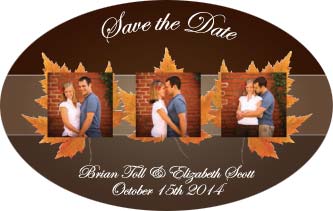 Personalized Fridge Large Stamp Of Approval Collage Save The Date Magnet
