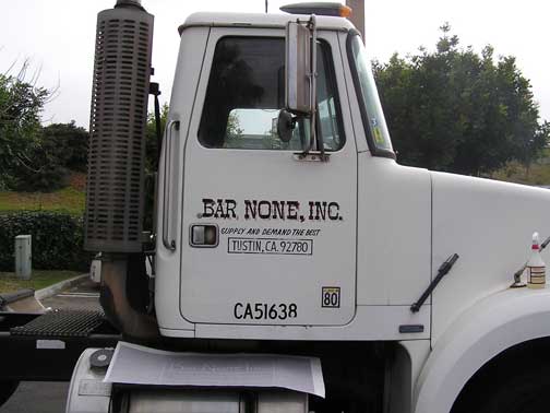 truck door lettering